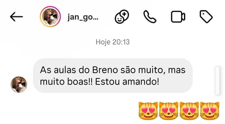 Depoimento de Janaina, aluna da pós-graduação