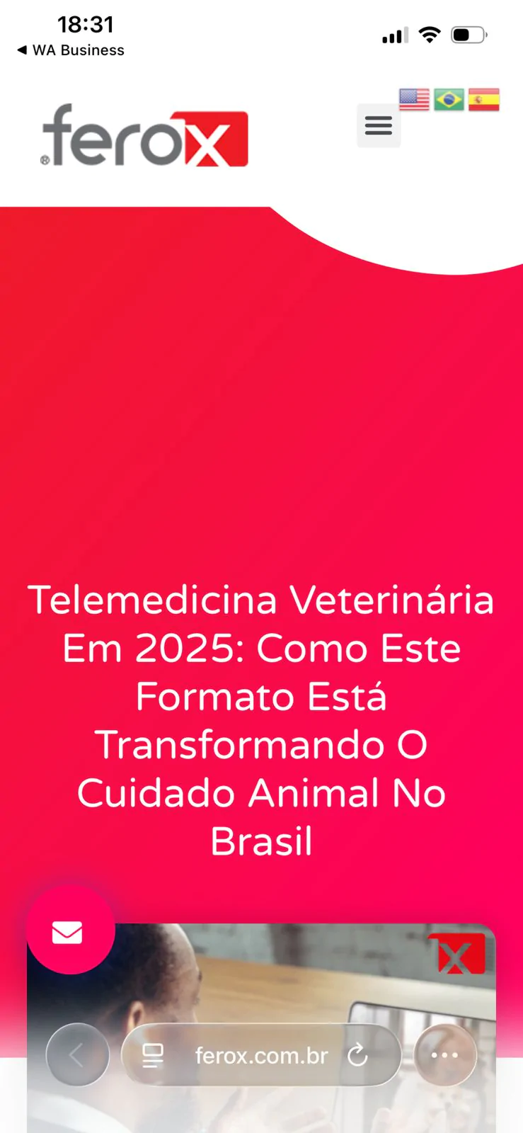 Atendimento por telemedicina