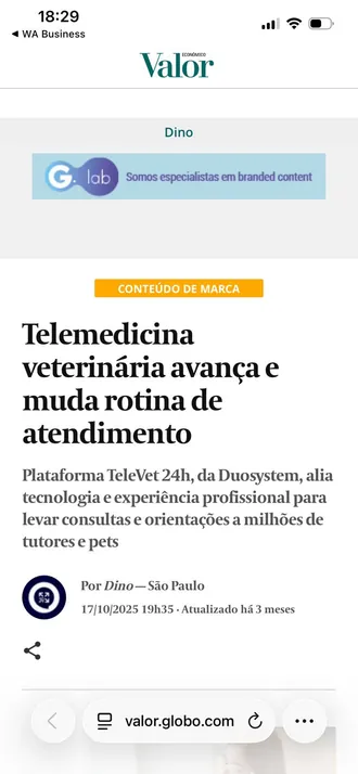 Atendimento por telemedicina