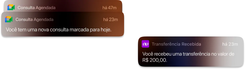Notificação de novo atendimento